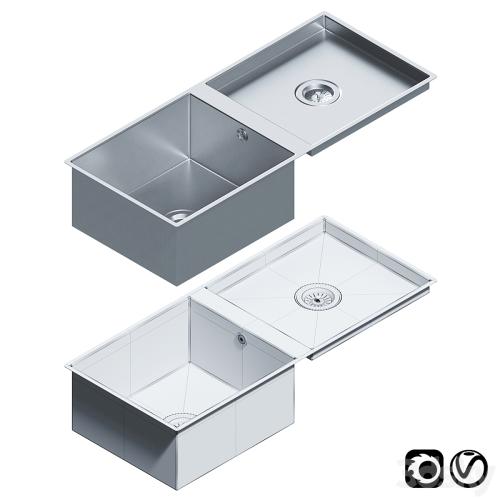 Stainless Steel Sinks by Dornbracht Set 01