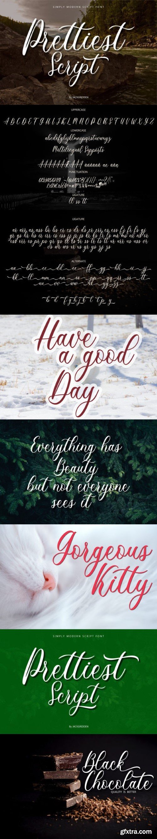 Prettiest Script Font