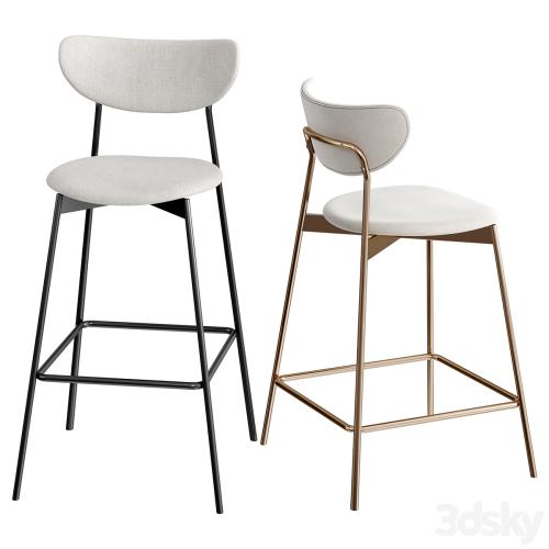 west elm Modern Petal Bar & Counter Stool