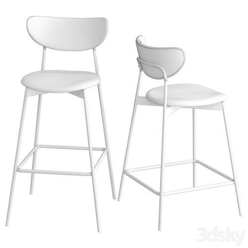 west elm Modern Petal Bar & Counter Stool