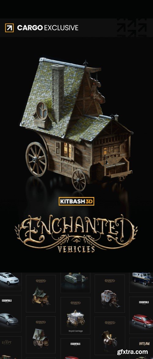 KitBash3D - Enchanted Vehicles