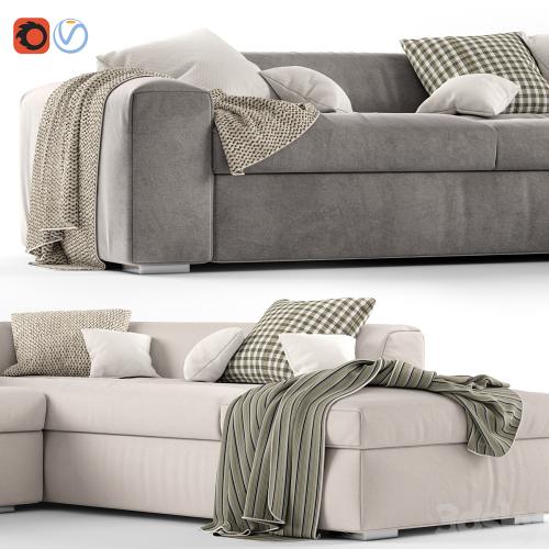 Corner sofa Biba Salotti Brad