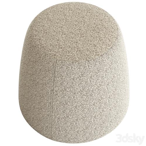 Globewest Felix Pebble Ottoman