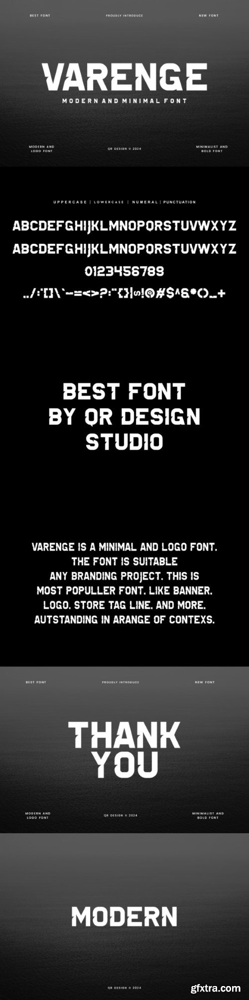 Varenge Font