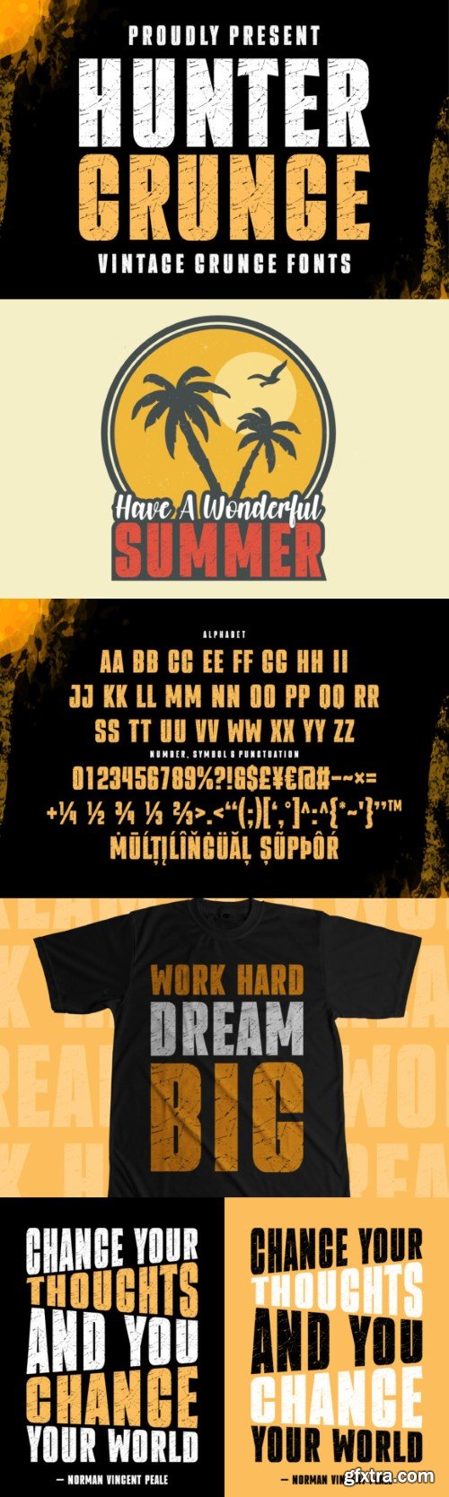 Hunter Grunge Font