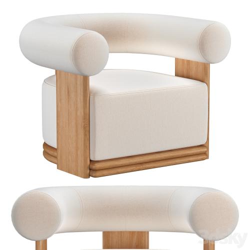 BONDI TEAK SWIVEL LOUNGE CHAIR