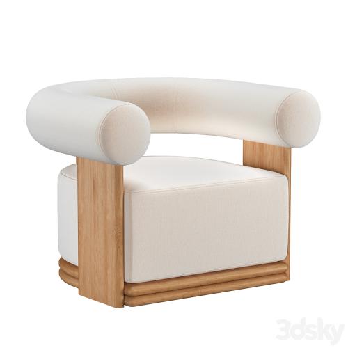 BONDI TEAK SWIVEL LOUNGE CHAIR