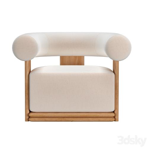 BONDI TEAK SWIVEL LOUNGE CHAIR