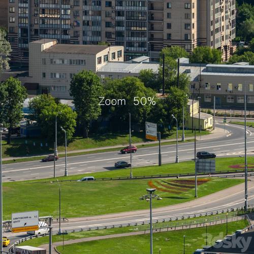 Panorama of Moscow from the flour-grinding passage v2