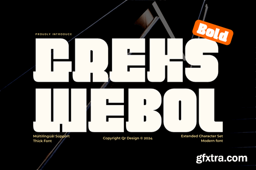 Greks Webol - Block & Bold Font QWZEH6T