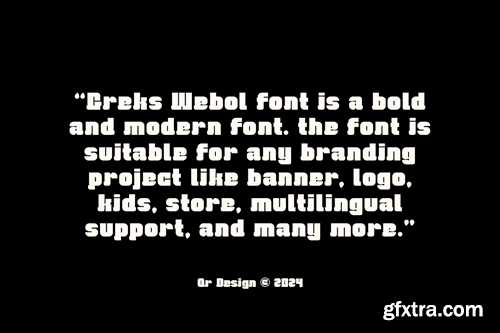 Greks Webol - Block & Bold Font QWZEH6T