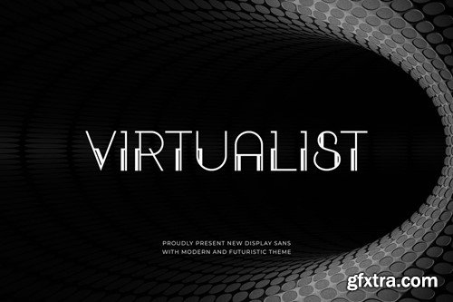 Virtualist - Futuristic Display Sans Serif 9529WQ7