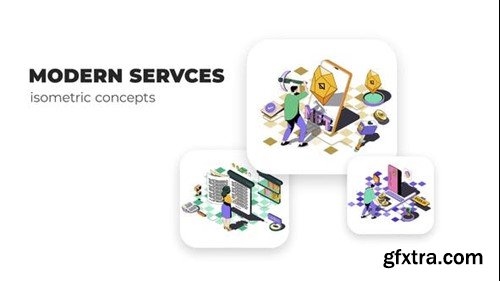 Videohive Modern Servces - Isometric Concepts 53930593