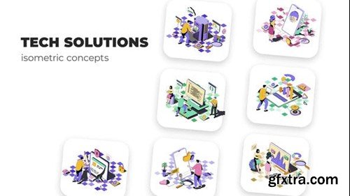 Videohive Tech Solutions - Isometric Concepts 53930894