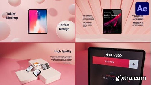 Videohive Tablet Mockup for After Effects 53942005