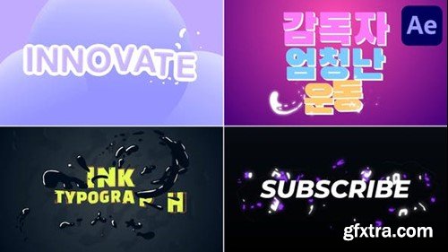 Videohive Colorful Dynamic Typography for After Effects 53966579