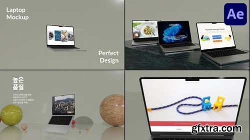 Videohive Laptop Presentation Mockup for After Effects 53941957