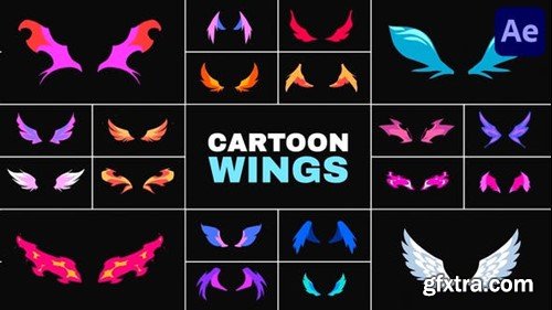 Videohive Cartoon Wings for After Effects 53963543