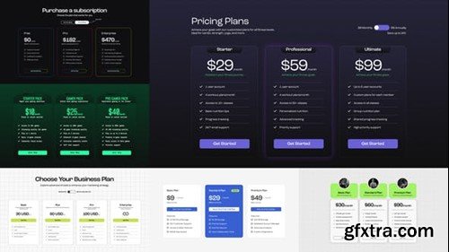 Videohive Modern Pricing Table Template 53960708