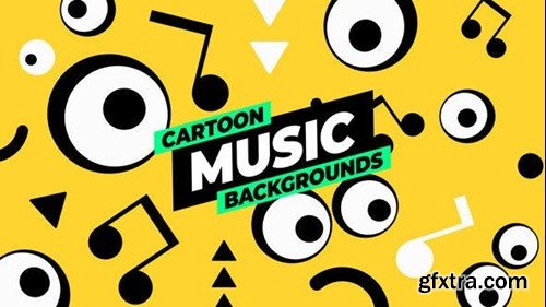 Videohive Cartoon Music Backgrounds 53967836