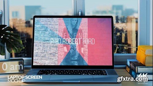 Videohive Laptop Screen Display Mockup 53934446