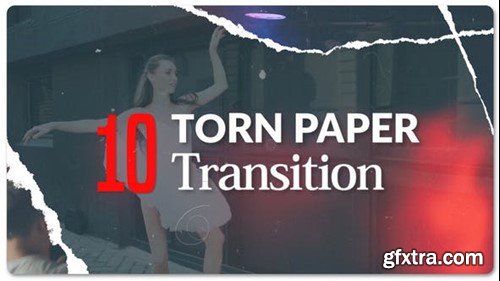 Videohive Torn Paper Transitions 53934484