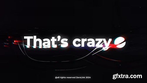 Videohive Liquid Glitch Typography 53937883