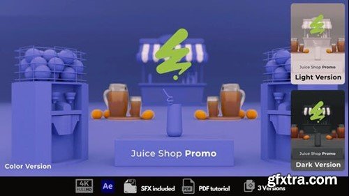 Videohive Juice Shop Promo 53930897