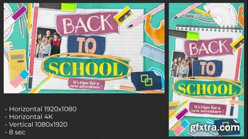 Videohive Back To School Paper Slideshow 53875616