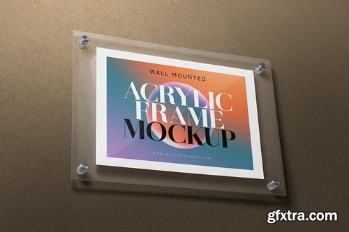 Wall Acrylic Frame Mockup 6835CZ3