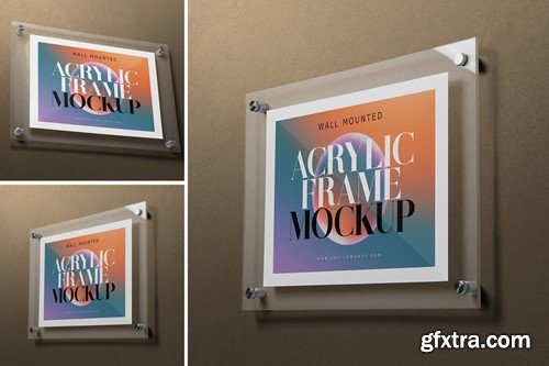 Wall Acrylic Frame Mockup 6835CZ3