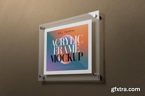 Wall Acrylic Frame Mockup 6835CZ3