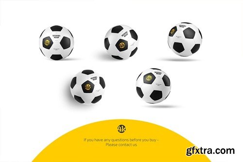 Soccer Ball Mockup Set QZZJK5T