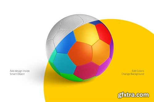 Soccer Ball Mockup Set QZZJK5T