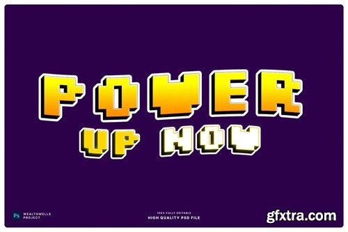 Cartoon Game Title Text Effect 22X4FF2