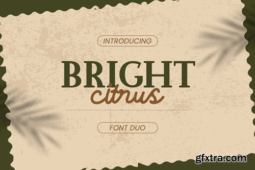 Bright Citrus - Font Duo YF7JMGV