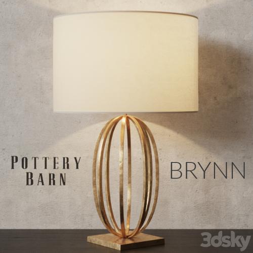 Pottery Barn BRYNN Brass Table Lamp