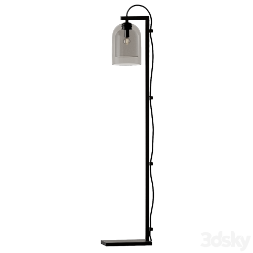 Articolo - LUMI Floor Lamps - Brass - Gray and Gray