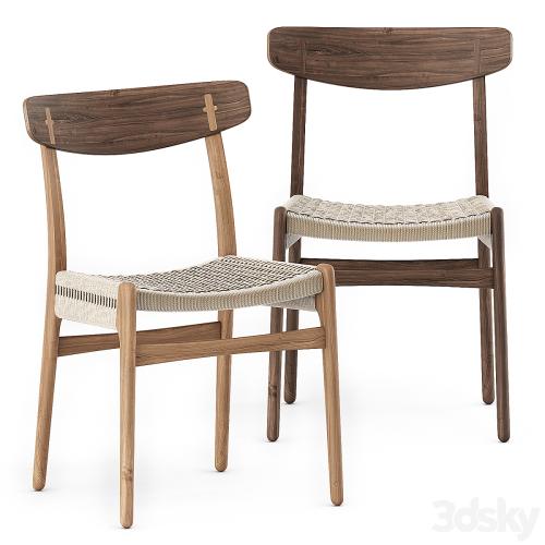 CH327 DINING TABLE, CH23 CHAIR by Carl Hansen & Son