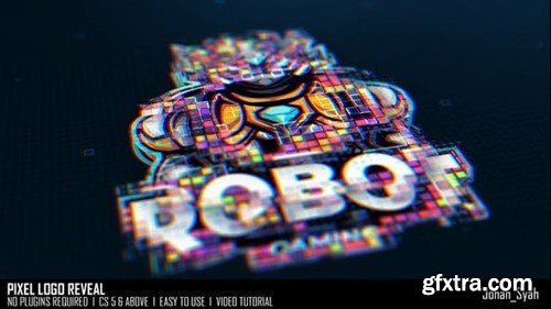 Videohive Pixel Logo Reveal 53987570