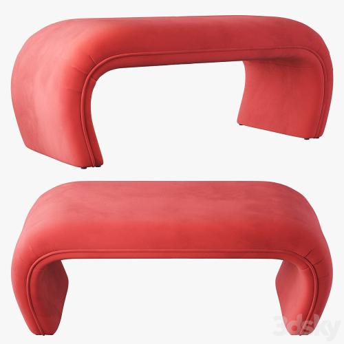 Barnes upholstered bench (5 colors)