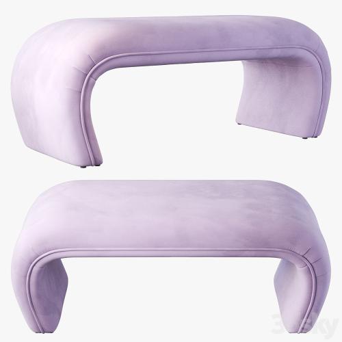 Barnes upholstered bench (5 colors)