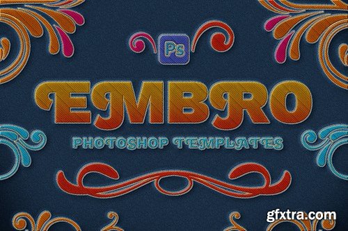 Embroidery Photoshop Mockups NV4A67U