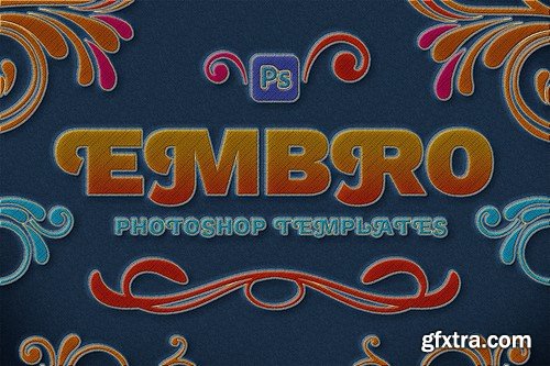 Embroidery Photoshop Mockups NV4A67U