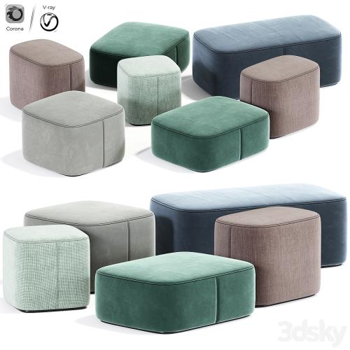 Alvin maris corner pouf