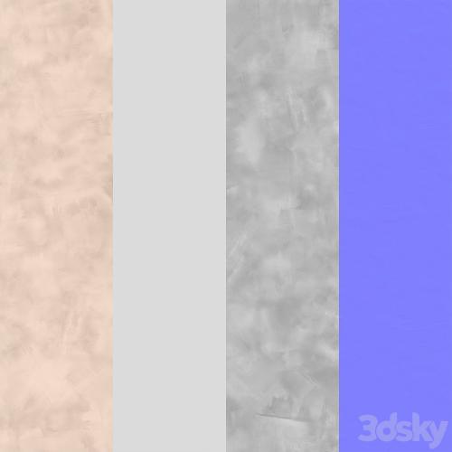 Decorative plaster 005 (Seamless texture)