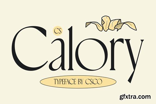 CS Calory – Elegant Font W77RPBW