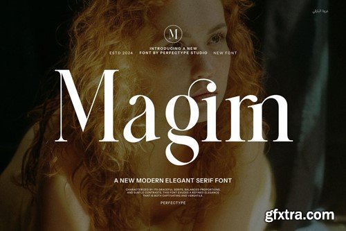 Magirn Elegant Serif Font ZX8DFPN