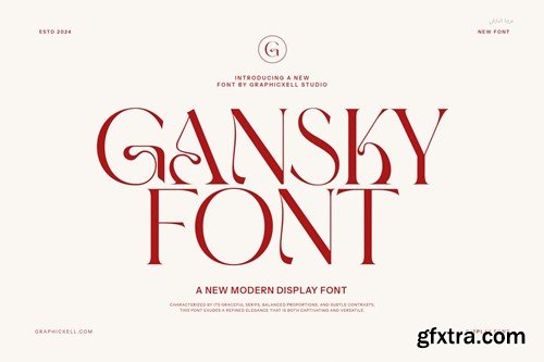 Gansky Elegant Serif Font U6TUC7H