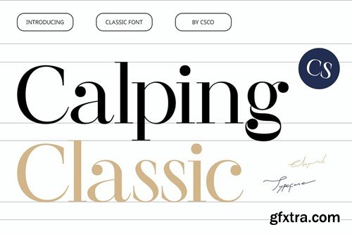 CS Calping – Classic Font T4QZZUQ